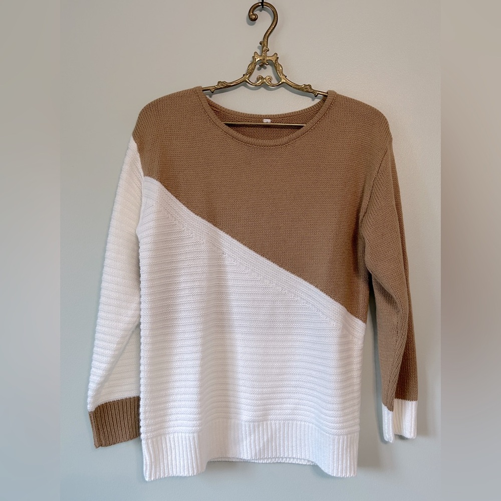 Colorblock sweater